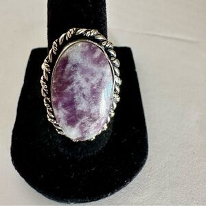 Tourmaline Gemstone 925 Silver Ring Size 7